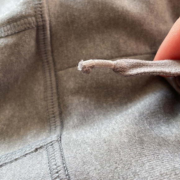 Lululemon Grey High Rise Wide Leg Crop Yoga Pants Lounge Pants with Pockets - Picture 5 of 13